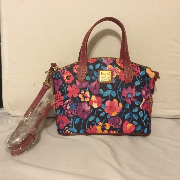 Dooney & Bourke Handbags - DOONEY & BOURKE Marabelle Ruby Bag Black & Floral
